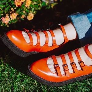 TUK Multi-Strap Pointed Mary Jane